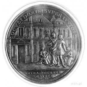 medal sygnowany IL OEXLEIN wybity w 1772 r. w Norymberd...