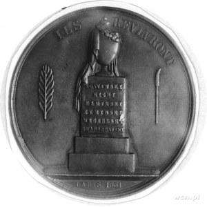 medal wybity staraniem Komitetu Emigracyjnego Polskiego...