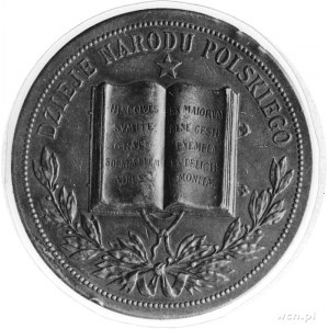 medal wybity w Paryżu poświęcony Teodorowi Morawskiemu,...