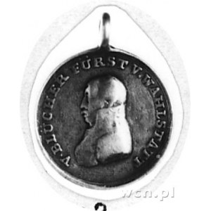 medalik z uszkiem niesygnowany wybity w 1816 r. dla ucz...