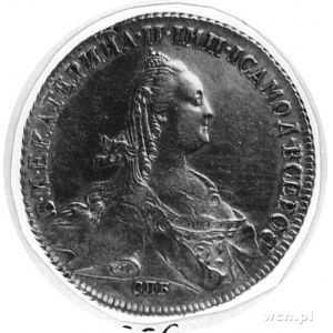 rubel 1774, Petersburg, j.w., Uzdenikow 1030, Mich.304