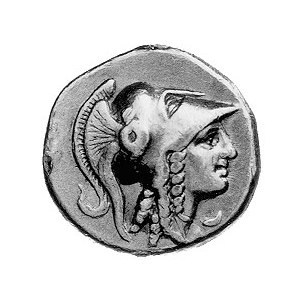 Macedonia- Aleksander III 336-323 pne, złoty stater, Aw...