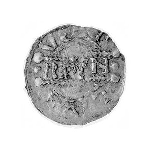 Fryzja- margrabia Bruno III (Leeuwarden), denar, Aw: Gł...