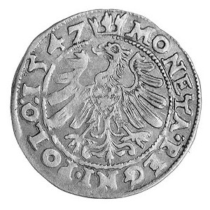 grosz 1547, Kraków, j.w., Gum. 491, Kurp. 64 R.
