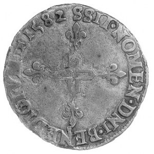 podwójny sol paryski 1582, typ II (28 septembre 1577), ...