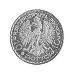 20 i 10 złotych 1925, Warszawa, Chrobry, odmiana złoto ...