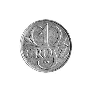 1 grosz 1923, jak moneta obiegowa, litery KN (King Nort...