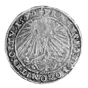 grosz 1570, Bielsko, Aw: Popiersie i napis, Rw: Orzeł i...