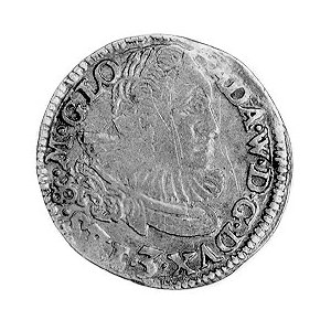 trzykrucierzówka 1597, Cieszyn, Aw: Popiersie i napis, ...