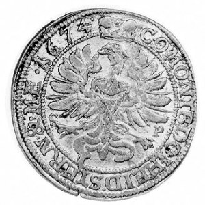 6 krajcarów 1674, Oleśnica, j.w., Kop. 428 I 1, F.uS. 2...