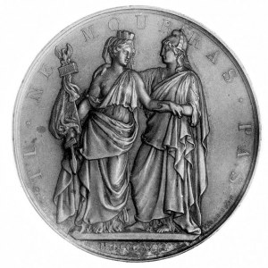 medal autorstwa Barre' a wybity nakładem Komitetu Bruks...