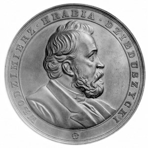medal poświęcony Włodzimierzowi Dzieduszyckiemu- prezes...