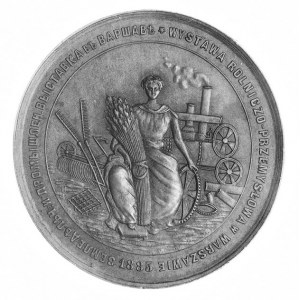 medal Wystawy Rolniczo-Przemysłowej w Warszawie 1885 r....