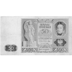 50 zlotych 11.11.1936, Pick 78, duża rzadkość