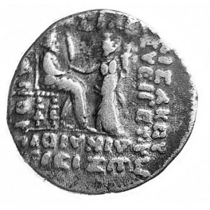 Vardanes I 40-45 ne, tetradrachma (Seleukia), Aw: Popie...