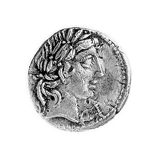 denar- C, Vibius C. f. Pansa- 90 pne, Aw: Głowa Apolla ...