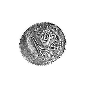 Władysław Wygnaniec 1138-1146, denar, Aw: Książe z miec...