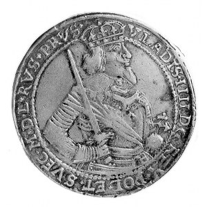 talar 1639, Toruń, Aw: Półpostać w koronie i napis, Rw:...