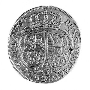 2/3 talara (gulden) 1704, Drezno, j.w., Kam. 402, Dav. ...