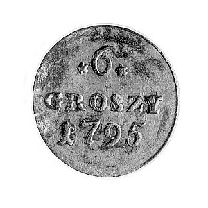 6 groszy 1795, Warszawa, j.w., Plage 212.