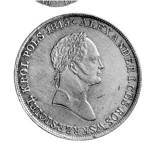 5 złotych 1834, Warszawa, j.w., literki I-P, Plage 44, ...