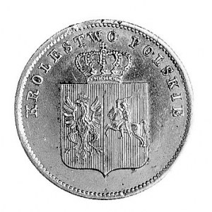 2 złote 1831, j.w., odmiana z pochwą, Plage 273, wyśmie...