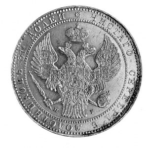 1 1/2 rubla = 10 złotych 1836, Petersburg, j.w., Plage ...
