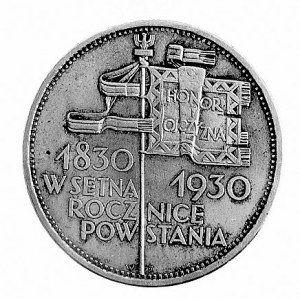 5 złotych 1930, Warszawa, Sztandar.