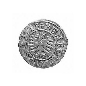 trzeciak 1568, j.w., napisy na awersie BENEDITIO DOI DI...