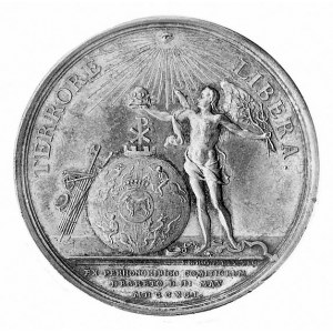 medal autorstwa Holtzheya wybity z okazji uchwalenia Ko...
