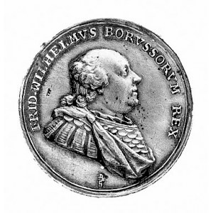 Fryderyk Wilhelm II 1786-1797, medal autorstwa Abramson...