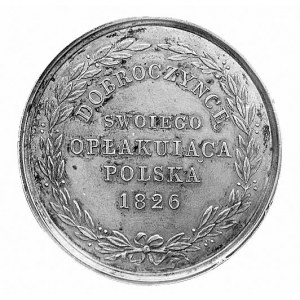 medal z okazji śmierci Aleksandra I 1826 r., niesygnowa...