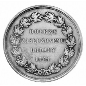 Aleksander Fredro- medal autorstwa A. Barre’ a, 1864 r....