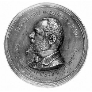 medal sygnowany L. Pyrowicz poświęcony Lucjanowi Wrotno...