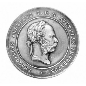 Galicja- medal za zasługi dla rolnictwa, Aw: Popiersie ...