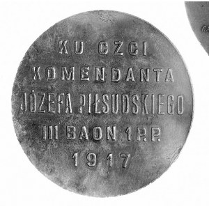 Józef Piłsudski- medal autorstwa Henryka Hertz-Barwińsk...