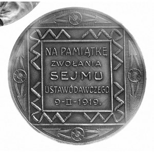 medal autorstwa Cz. Makowskiego na pamiątkę zwołania Se...