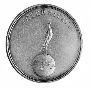 Saksonia- medal pośmiertny Fryderyka Augusta 1827 r aut...