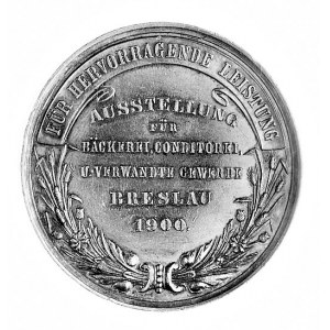 medal nagrodowy z Wystawy Piekarniczej we Wrocławiu 190...