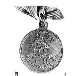 medal za wojnę z Turcją, 1853-1854-1855-1856, brąz, Ø 2...