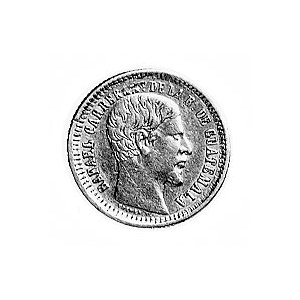 1 peso 1859, Aw: Głowa i napis w otoku, Rw: W wieńcu no...