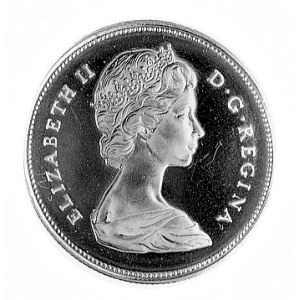 20 dolarów 1967, Ottawa, Aw: Głowa królowej i napis, Rw...