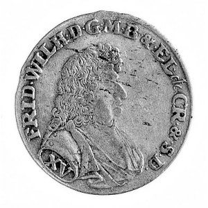 Friedrich Wilhelm 1640-1688, 15 krajcarów 1687, Berlin,...