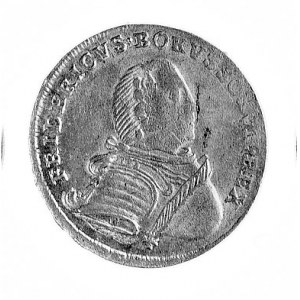 Friedrich II Wielki 1740-1786, ort 1751, Królewiec, Aw:...