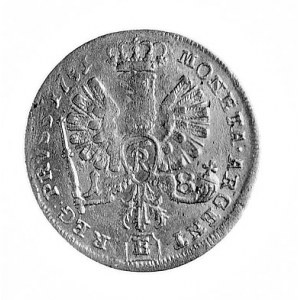 Friedrich II Wielki 1740-1786, ort 1751, Królewiec, Aw:...