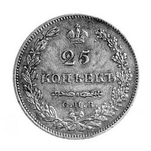 25 kopiejek 1831, Petersburg, , Aw: Orzeł carski pod ko...