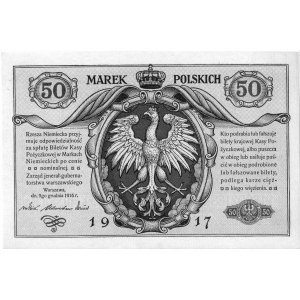 50 marek polskich 9.12.1916, \jenerał, Pick 5,I,1