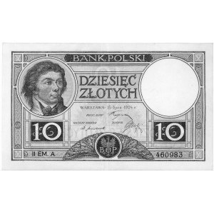 10 złotych 15.07.1924, Pick 62