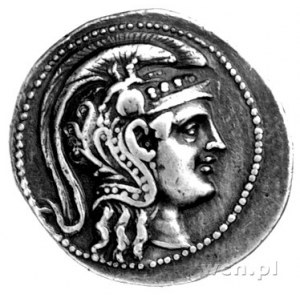 Ateny- Attyka, tetradrachma 136 pne, Aw: Głowa Ateny Pa...