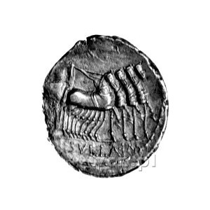 denar- L. Manlius Torquatus 82 pne, Aw: Głowa Romy w pr...
